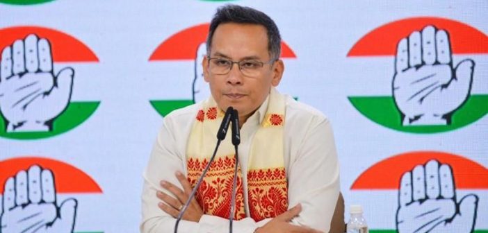 Gaurav Gogoi Assam’s New Congress Chief