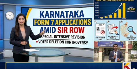 Karnataka SIR 2026: Karnataka Receives 110K Form 7 Applications