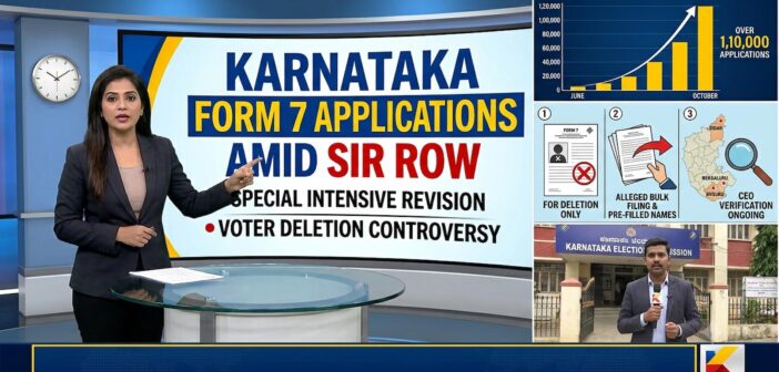 Karnataka Receives 110K Form 7 Applications
